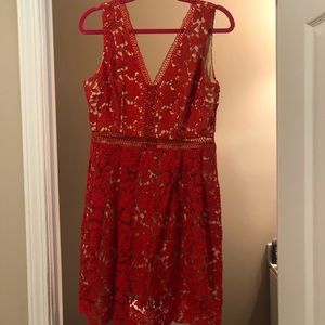 Red Lace Dress